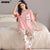 PINK FLOWER PRINTED PJ SET