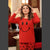 11:11 SALE Red Smile with Dotted Style Pajama Full Sleeves Night Suit for her