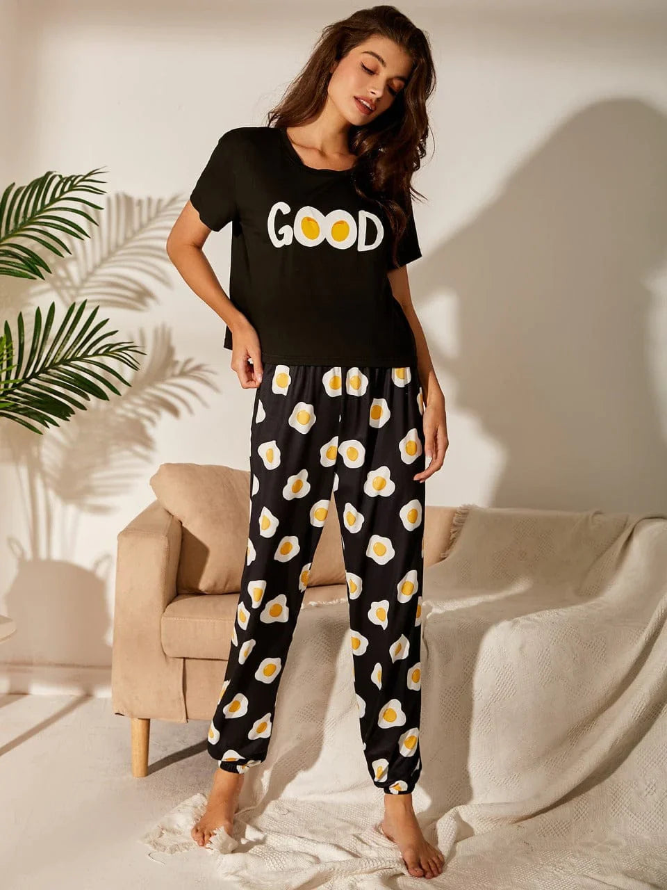 GOOD PRINTED SLEEPWEAR SET